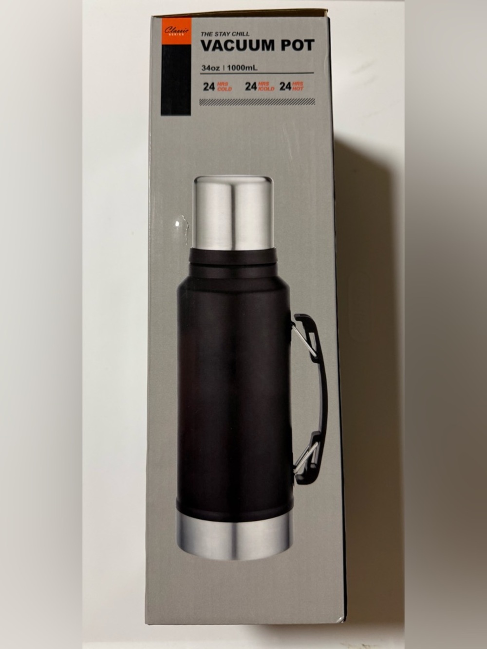 The Stay Chill Vacuum Pot (G-Shock) Camping Thermos (Straw not included)